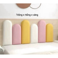 Bộ ốp đầu giường bọc da xinh xắn 2m*60*3