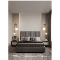 Bộ ốp đầu giường bọc da 1m5*50*3.5cm