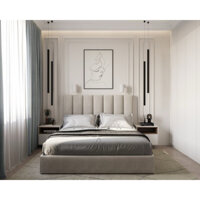 Bộ ốp đầu giường bọc da 1m8*50cm kèm keo 3M siêu dính