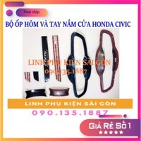 BỘ ỐP HÕM VÀ TAY NẮM CỬA Ô TÔ HONDA CIVIC 2017-2021 ZIN HÃNG