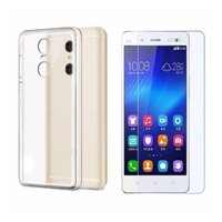 Bộ Ốp Lưng Silicon cho Xiaomi Redmi note 4X + Kính cường lực 2.5D [bonus]