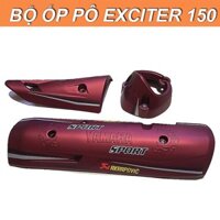 BỘ ỐP PÔ RỜI VÀ CHỤP PÔ EXCITER 150 - ĐỎ ĐÔ NHÁM