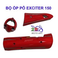 BỘ ỐP PÔ RỜI VÀ CHỤP PÔ EXCITER 150 - ĐỎ