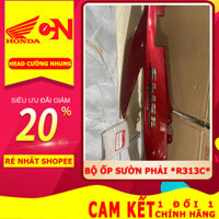 Bộ ốp sườn bên phải - ốp thân HONDA CLICK năm 2016-2010 màu Đỏ. *R313C* (83450KVB970ZL)