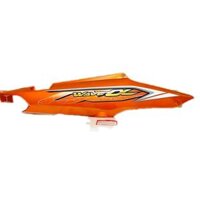 Bộ ốp sườn phải Wave Alpha 110 (2018+) Màu Cam YR322C Zin Honda - 64600K89V40ZA
