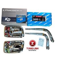 Bộ ốp tay mở cửa và ốp gạt mưa  HYuNDAI EX8 mạ crom inox. Hàng Korea hàn quốc chính hãng