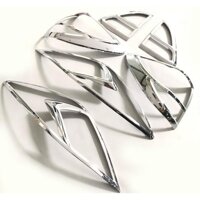 Bộ ốp trang trí, bảo vệ đèn xe Mazda BT50 - Cả bộ pha  hậu