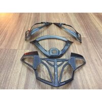 Bộ ốp xe VISION 2014-2020 Xi nhan trước, ốp đồng hồ, ốp đèn sau stop mạ crom xi hay carbon đen