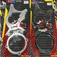 Bộ Pas Sau SH 350i kèm Thớt Lòng Nhôm CNC 5li gắn Heo 2pis đối xứng (mẫu adelin) đĩa ZIN xe