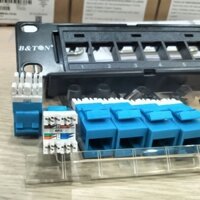 Bộ patch panel CAT6 UTP 24 cổng BTON 70406446