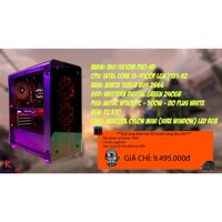 Bộ PC 10 Triệu Core i3 Ram 8gb Card RX570 Chiến Tất Cả Mọi Game Kèm Quà Tặng Siêu Hấp Dẫn Tặng kèm bàn phím cơ và chuột