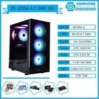 Bộ PC AMD RYZEN 5 3600 | RAM 16G | GTX 1660 SUPER 6G