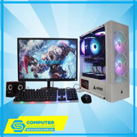 BỘ PC CŨ H310-i3 9100F-GTX 750/750TI-ROSI VĂN PHÒNG-MÀN HÌNH 24INCH