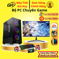 Bộ PC Gaming Chơi LOL Fifa GT5 Valorant CSGO Đột Kích Với Card rời GT 1050 Chip i5,i7 Mới-BH 2 Năm