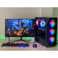 Bộ PC Gaming Core i7/Màn 24inch IPS/Phím chuột Led Game/Loa chiến cực mượt Game làm đồ hoạ photoshop render video