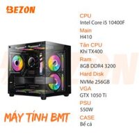 BỘ PC GAMING i5 10400F | B560 | RAM 8G | SSD 256GB | VGA GTX 1050Ti 4G