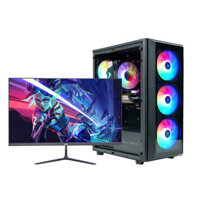 BỘ PC Gaming Ryzen 5 5500 | RTX 3050 6G | Ram 16G | NVME 256G | MÀN 24"