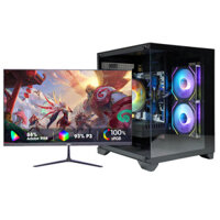 BỘ PC Gaming Ryzen 5 5500 | GTX 1060 6G | Ram 16G | NVME 256GB | MÀN 24"