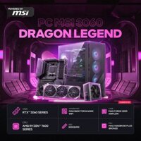 BỘ PC HOTGEAR MSI AMD RYZEN R5 / RYZEN 5 7600 / RTX 3060 / MAIN B650 / DDR5 16GB / SSD 500GB M.2 NVME