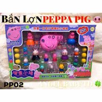 Bộ Peppa Pig bắn bóng (đồ chơi trẻ em)