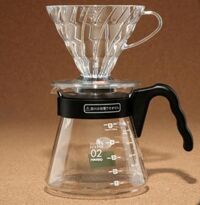 Bộ pha cà phê Hario Set VCSD-02B-EX Black 1-4cups