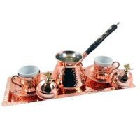 Bộ pha cà phê Turkish bằng đồng - Copper Bull Premium Turkish Greek Coffee