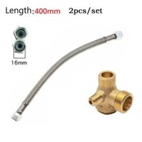 Bộ phận máy nén khí Ống kết nối Thép không gỉ 2 chiếc Đồng thau 3 cổng 2023