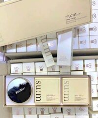 Bộ Phấn nước cho da khô Su:m37 Time Energy Dazzling Moist Cushion