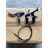 Bộ phanh trước xe fix nhôm ốc dài lắp vừa tất cả các dòng fix(tay phanh trái )