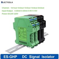 Bộ phát cách ly tín hiệu DC tương tự Dòng điện, Cảm biến điện áp Đa đầu vào, Bộ cách ly tín hiệu 0-10V 4-20mA 0-5V