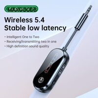 Bộ phát sóng Bluetooth 5.4 MAXGOODS, Bộ chuyển đổi âm thanh không dây âm thanh nổi cho tai nghe PC, TV có máy bay Mic