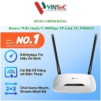 Bộ phát sóng Wifi TP-Link TL-WR841N - Hàng Chính Hãng - Tem FPT / ANH NGỌC phân phối