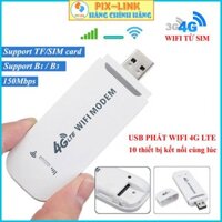 Bộ phát sóng wifi từ sim 4G PIX-LINK USB Modem, USB phát Wifi từ Sim 4G, Dcom phát wifi tốc độ cao