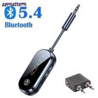 Bộ phát tín hiệu Bluetooth 5.4 CORNE, Bộ chuyển đổi âm thanh 2 trong 1 có Mic, Bộ chuyển đổi không dây tai nghe PC âm thanh nổi