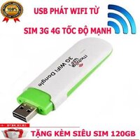 Bộ Phát USB 3G 4G HSPA UFI Tích Hợp Phát Wifi - Tốc Độ Cao 10 thiết bị Dễ Sử Dụng Cắm Là Chạy TẶNG SIM 4G DATA KHỦNG
