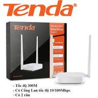 Bộ Phát Wifi 2 Râu Tenda N301 300Mbps - Hàng Chính Hãng BH 24Th