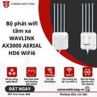 Bộ phát wifi 300-500m WAVLINK WiFi6 AX3000 AERIAL HD6 cao cấp băng tần kép, chống thấm nước IP67, tối đa 1Km
