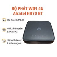 Bộ Phát Wifi 3G 4G Alcatel HH70BT – Tốc độ 300Mbps – Kết nối 64 user cùng lúc – Hỗ trợ 2 băng tần 2,4Ghz và 5Ghz