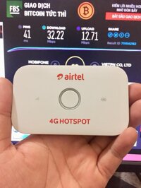 Bộ Phát WiFi 3G 4G Huawei E5573 Airtel KHÔNG DÂY TẶNG KÈM SIÊU SIM VINA 120GB/THÁNG