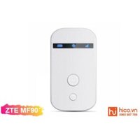 BỘ PHÁT WIFI 3G/4G ZTE MF90 - TỐC ĐỘ CAO - PIN KHỦNG - KẾT NỐI NHIỀU THIẾT BỊ MỘT LÚC