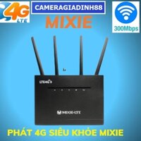 Bộ Phát WIFI 4G / 3G LTE - CP101 MIXIE - 3 Cổng LAN, 1 WAN, 4 ANTEN  TENDA 4G05, Xe Khách, Lắp Camera HUAWEI