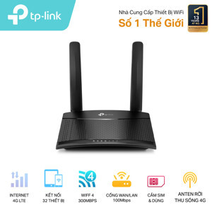 Bộ Phát Wifi 4G TP-Link TL-MR100 300Mbps