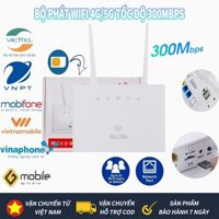 Bộ Phát WIFI 4G/5G Phiên Bản Mới LTE CP108 300MBPS, 3 Cổng Lan，Bộ phát Wifi không dây