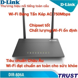 Bộ phát wifi AC750 Dual Band Router D-Link DIR-806A