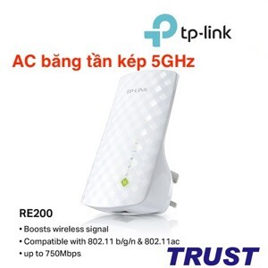 Bộ phát wifi AC750 Wi-Fi Range Extender TP-LINK RE200