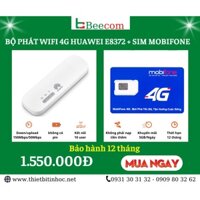 Bộ phát wifi di động 4G Huawei E8372 + Sim 4G TỐC ĐỘ CAO