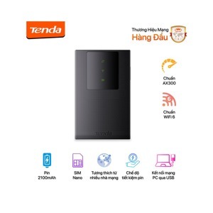 Bộ phát wifi di động 4G Tenda 4G180