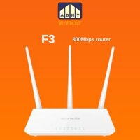 Bộ phát wifi không dây 3 râu kích sóng repeater Wireless Router F3 Tenda hàng chính hãng