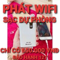 BỘ PHÁT WIFI KIÊM SẠC DỰ PHÒNG BẢO HÀNH 12 THÁNG GIÁ RẺ CHO MỌI NGƯỜI,TỐC ĐỘ PHÁT WIFI SIÊU TỐC,GIÁ SIÊU RẺ 650.000 VNĐD