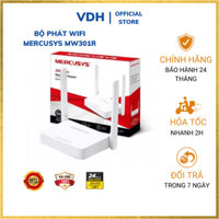 Bộ phát wifi mercusys mw301r 2 Râu - Cục phát wifi hàng chính hãng phân phối bởi TP-Link Việt Nam router wifi
